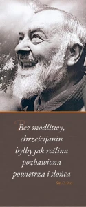 Św. O. Pio  modlitwa -baner