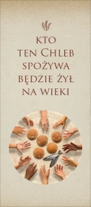 Boże Ciało Eucharystia drugi ołtarz- baner E 203