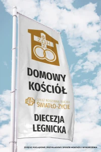 Domowy Kościół - flaga duża pionowa